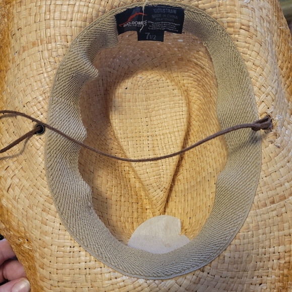 Miller High Life 80s Vintage Straw Cowboy Hat - Picture 2 of 3